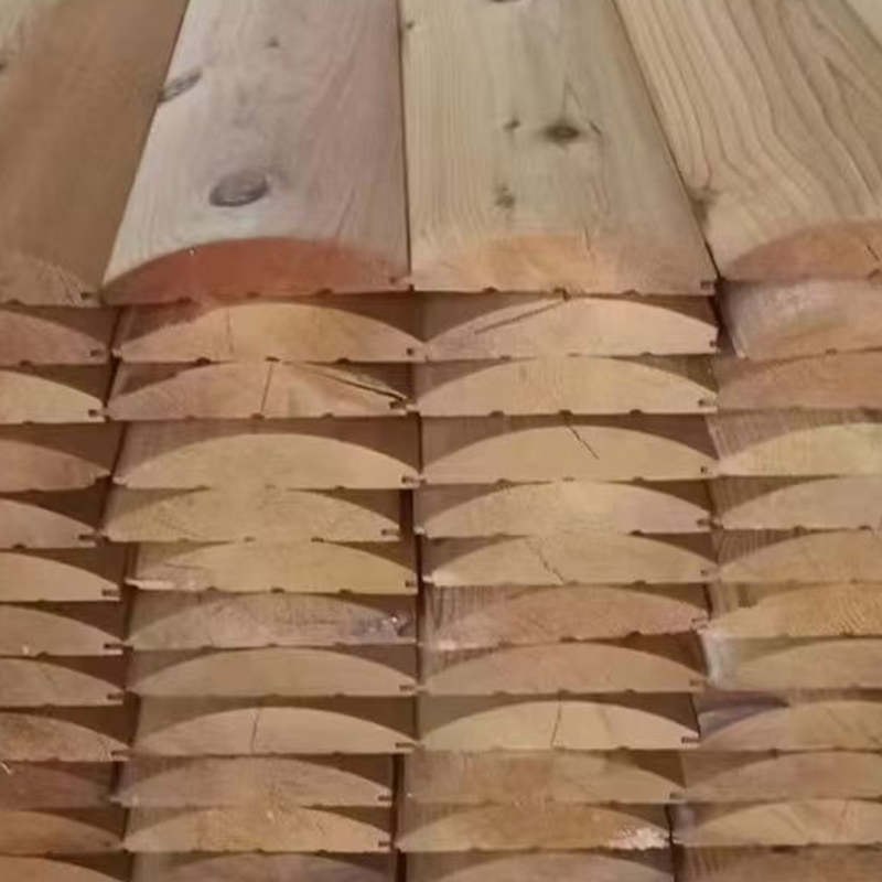 Douglas abies D-Log Siding