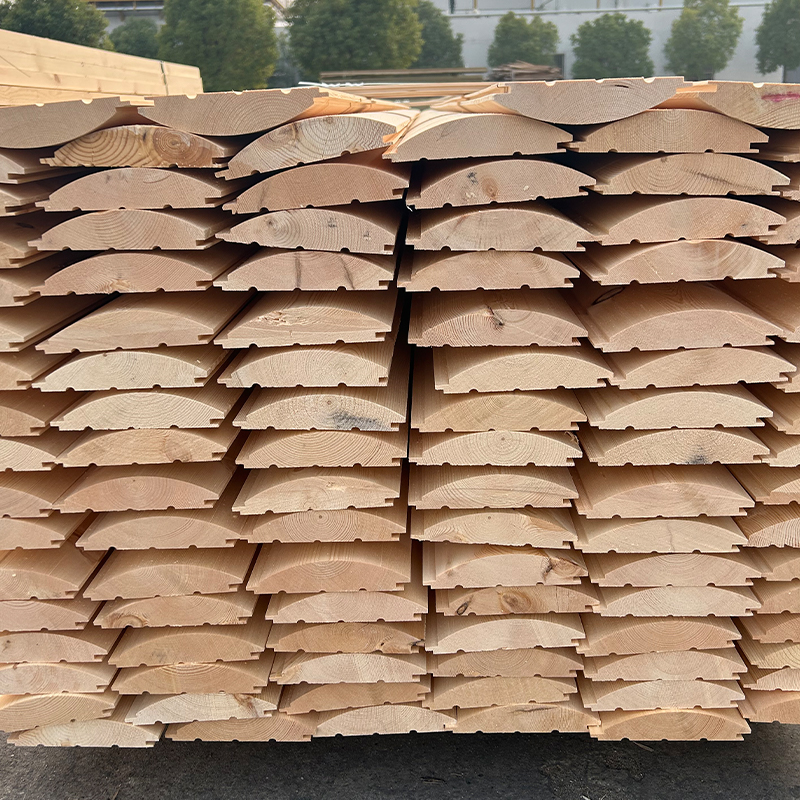 Douglas abies D-Log Siding Douglas abies D-Log Siding