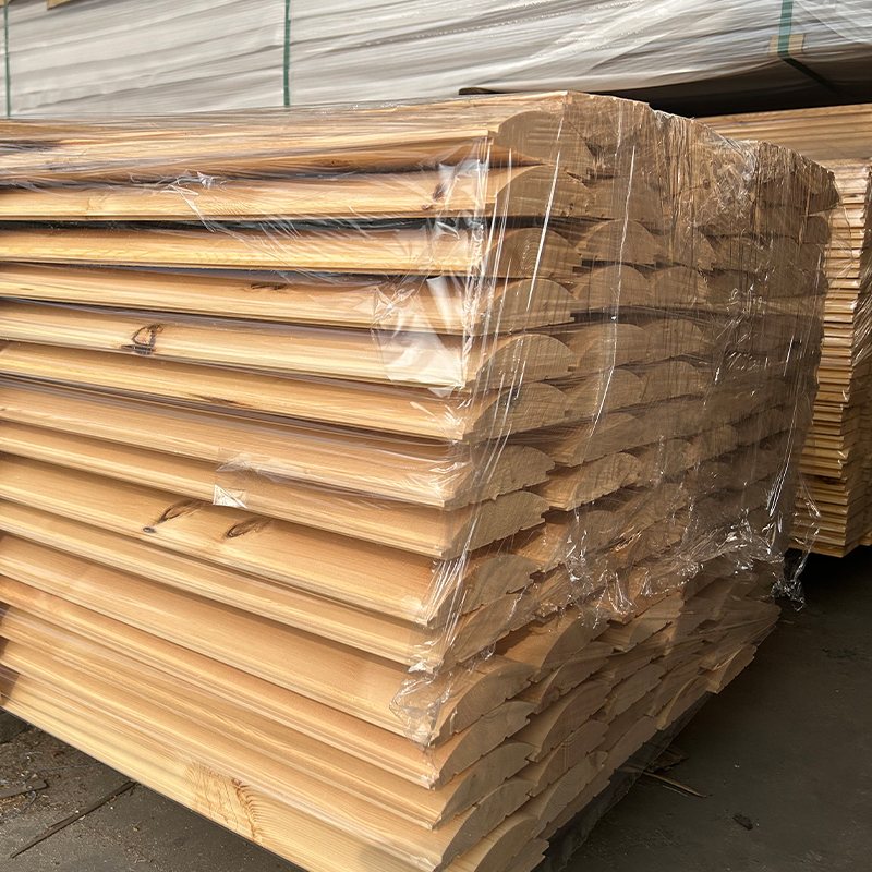 Douglas abies D-Log Siding Douglas abies D-Log Siding