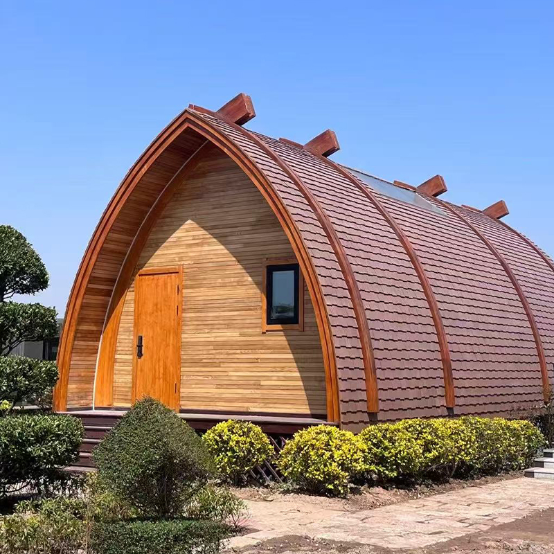 Prefabricata ligneus boathouse