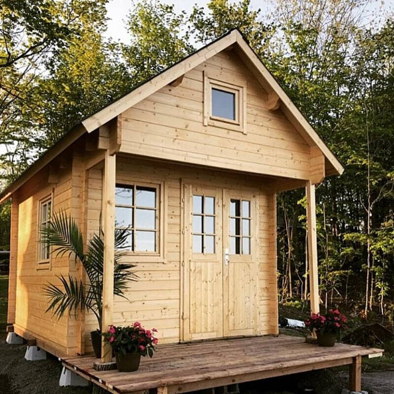 Glulam Log domum